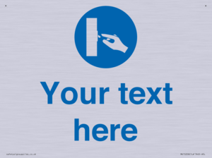 Custom Use Switch Sign